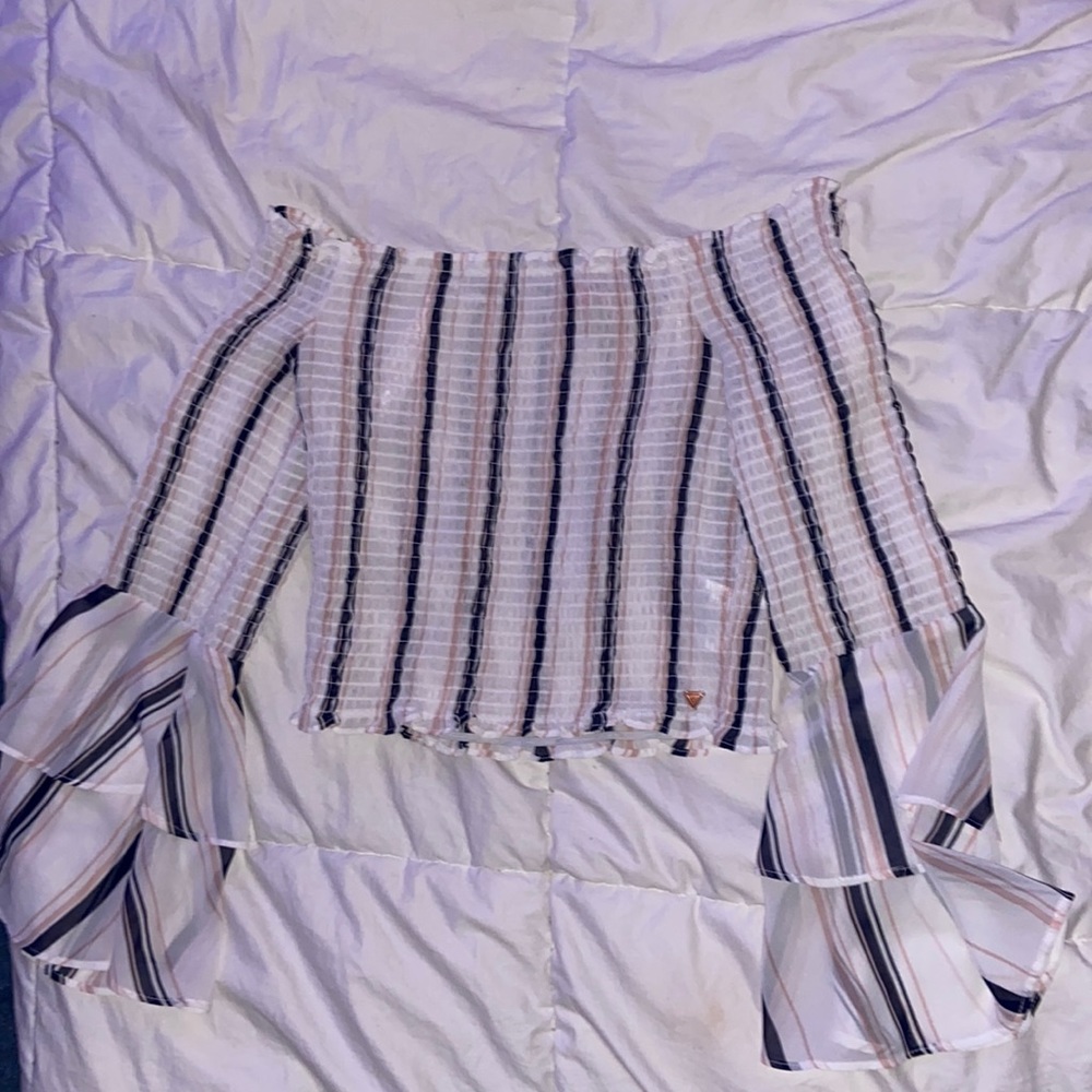 Guess Off Shoulder Shirt